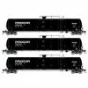 Athearn 3583 N Scale 33,900 Gallon Tank Car Procor "Late" PROX 3 Pack #1