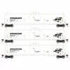 Athearn 3586 N Scale 33,900 Gallon Tank Car Procor "Early" PROX 3 Pack #2