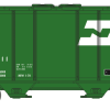 Athearn 63804 HO Scale PS-2 2600 Covered Hopper Burlington Northern BN 430211