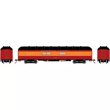 Athearn 73034 HO Scale Arch Roof Passenger Baggage Car Southern Pacific SP 6185 2 Athearn 73034 HO Scale Arch Roof Passenger Baggage Car Southern Pacific SP 6185 - Image 2