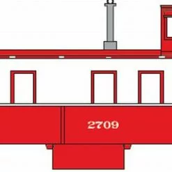 Athearn 74014 HO Scale Cupola Caboose Wabash 2734 - NOS
