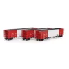 Athearn 7482 HO Scale Thrall High Side Gondola With Load Herzog "Red/White" HZGX 3 Pack #3