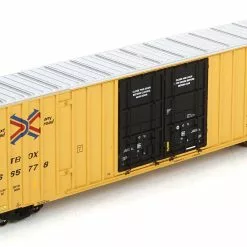 Athearn 75091 HO Scale 60' Gunderson Double Door Hi-Cube Boxcar TTX (New Logo) TBOX 666851