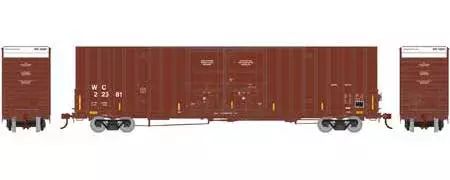 Athearn 75149 HO Scale 60' Gunderson Double Door Hi-Cube Boxcar Wisconsin Central WC 23381 2 Athearn 75149 HO Scale 60' Gunderson Double Door Hi-Cube Boxcar Wisconsin Central WC 23381 - Image 2