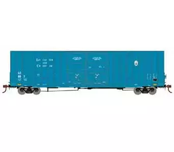 Athearn 75321 HO Scale 60' Gunderson Double Door Hi-Cube Boxcar Lancaster & Chester L&C 607 1 Athearn 75321 HO Scale 60' Gunderson Double Door Hi-Cube Boxcar Lancaster & Chester L&C 607