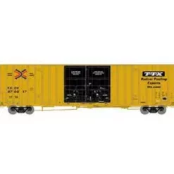 Athearn 75329 HO Scale 60' Gunderson Double Door Hi-Cube Boxcar TTX TBOX 670017