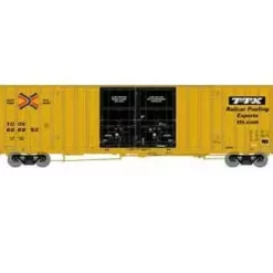 Athearn 75330 HO Scale 60' Gunderson Double Door Hi-Cube Boxcar TTX TBOX 666853