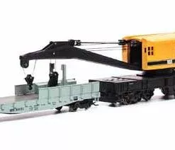 Athearn 75420 HO Scale 200 Ton Crane And Tender American Hoist MOW 855