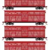 Athearn 76000 HO Scale 40' Stock Car Great Northern GN 4 Pack