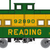 Athearn 76807 HO Scale 4 Window Caboose Reading RDG 92894 - NOS