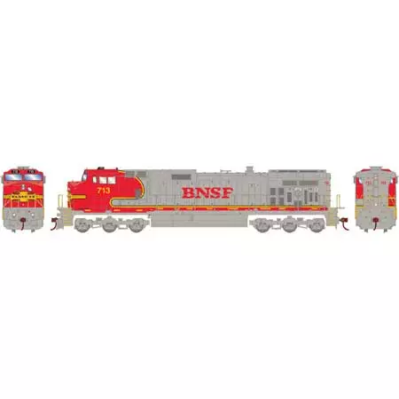 Athearn 78063 HO Scale GE C44-9W Diesel Loco BNSF "Warbonnet" 713 2 Athearn 78063 HO Scale GE C44-9W Diesel Loco BNSF "Warbonnet" 713 - Image 2