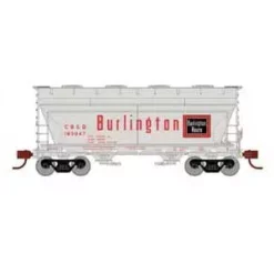 Athearn 81062 HO Scale ACF 2970 2 Bay Covered Hopper Burlington CB&Q 183947