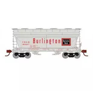 Athearn 81062 HO Scale ACF 2970 2 Bay Covered Hopper Burlington CB&Q 183947 1 Athearn 81062 HO Scale ACF 2970 2 Bay Covered Hopper Burlington CB&Q 183947
