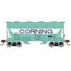 Athearn 81065 HO Scale ACF 2970 2 Bay Covered Hopper Corning NAHX 90401