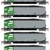 Athearn 81594 HO Scale BethGon Coalporter Burlington Northern BN 5 Pack #3