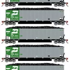 Athearn 81594 HO Scale BethGon Coalporter Burlington Northern BN 5 Pack #3