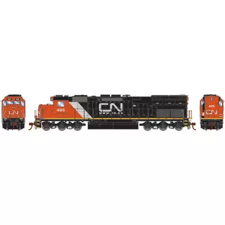 Athearn 86875 HO Scale EMD SD45T-2 Canadian National CN 405 2 Athearn 86875 HO Scale EMD SD45T-2 Canadian National CN 405 - Image 2