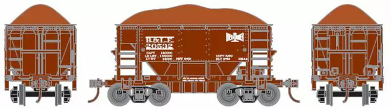 Athearn 87014 HO Scale 24' Ore Car 6 Pack Bessemer & Lake B&LE #3 - NOS 2 Athearn 87014 HO Scale 24' Ore Car 6 Pack Bessemer & Lake B&LE #3 - NOS - Image 2