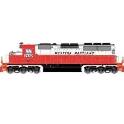Athearn 87230 HO Scale RTR EMD SD40 Western Maryland WM 7447