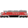 Athearn 87334 HO Scale RTR EMD SD40 Burlington CB&Q/C&S 878 DCC Sound