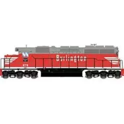 Athearn 87334 HO Scale RTR EMD SD40 Burlington CB&Q/C&S 878 DCC Sound
