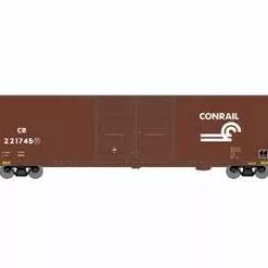 Athearn 90568 HO Scale FMC 60' Double Door Hi-Cube Boxcar Conrail CR 221745