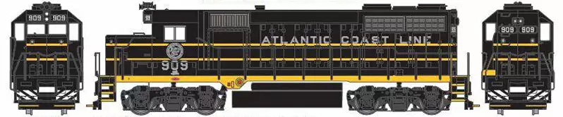 Athearn 96071 HO Scale EMD GP35 Atlantic Coast Line ACL 910 - USED 2 Athearn 96071 HO Scale EMD GP35 Atlantic Coast Line ACL 910 - USED - Image 2