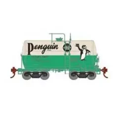 Athearn 97175 HO Scale NACC 8,000 Gallon Beer Can Tank Car Penguin Ginger Ale NADX 7107