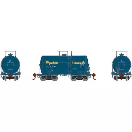 Athearn 97179 HO Scale NACC 8,000 Gallon Beer Can Tank Car Wyandotte UTLX 78563 2 Athearn 97179 HO Scale NACC 8,000 Gallon Beer Can Tank Car Wyandotte UTLX 78563 - Image 2
