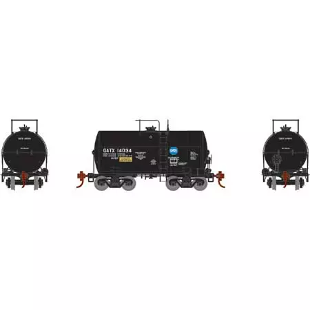 Athearn 97184 HO Scale NACC 8,000 Gallon Beer Can Tank Car GATX 14034 2 Athearn 97184 HO Scale NACC 8,000 Gallon Beer Can Tank Car GATX 14034 - Image 2
