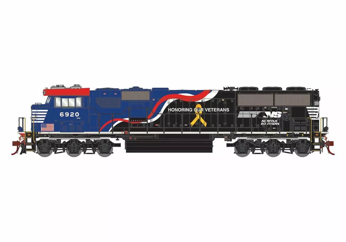 Athearn Genesis Athearn G65193 HO Scale SD60E Norfolk Southern "Veterans" NS 6920 DC 1 Athearn Genesis Athearn G65193 HO Scale SD60E Norfolk Southern "Veterans" NS 6920 DC