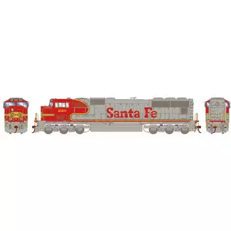 Athearn Genesis Athearn G71228 HO EMD SD75M Santa Fe ATSF 220 DCC & Sound 2 Athearn Genesis Athearn G71228 HO EMD SD75M Santa Fe ATSF 220 DCC & Sound - Image 2