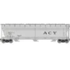 Athearn Genesis G15427 HO Scale ACF 4600 3 Bay Covered Hopper AC&Y 467