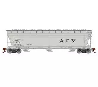 Athearn Genesis G15427 HO Scale ACF 4600 3 Bay Covered Hopper AC&Y 467 1 Athearn Genesis G15427 HO Scale ACF 4600 3 Bay Covered Hopper AC&Y 467