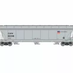 Athearn Genesis G15434 HO Scale ACF 4600 3 Bay Covered Hopper UP/C&NW 180018