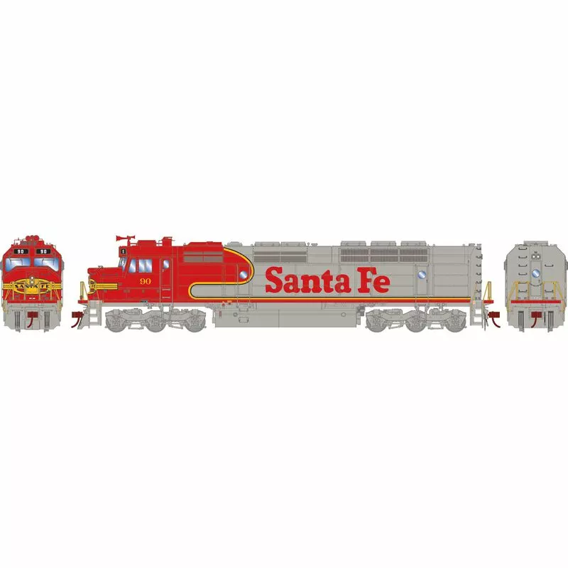 Athearn Genesis G18272 HO Scale EMD FP45 Santa Fe Superfleet ATSF 90 DC 2 Athearn Genesis G18272 HO Scale EMD FP45 Santa Fe Superfleet ATSF 90 DC - Image 2