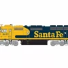 Athearn Genesis G18371 HO Scale EMD F45u Rebuilt Santa Fe ATSF 5977 DCC & Sound