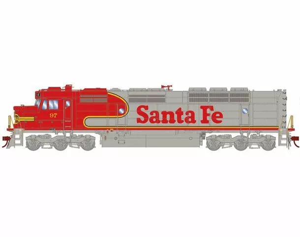 Athearn Genesis G18374 HO Scale EMD FP45 Santa Fe Superfleet ATSF 97 DCC & Sound 1 Athearn Genesis G18374 HO Scale EMD FP45 Santa Fe Superfleet ATSF 97 DCC & Sound