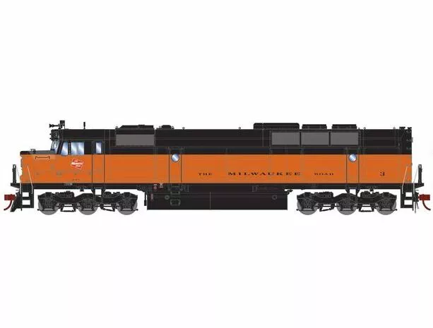 Athearn Genesis G18386 HO Scale EMD FP45 Milwaukee Road MILW 3 DCC & Sound 1 Athearn Genesis G18386 HO Scale EMD FP45 Milwaukee Road MILW 3 DCC & Sound