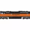 Athearn Genesis G18387 HO Scale EMD FP45 Milwaukee Road MILW 4 DCC & Sound
