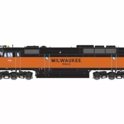 Athearn Genesis G18387 HO Scale EMD FP45 Milwaukee Road MILW 4 DCC & Sound