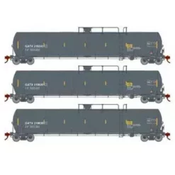 Athearn Genesis G25584 HO Scale 33,900 Gallon LPG Tank Car GATX 3 Pack #2