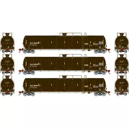 Athearn Genesis G25590 HO Scale 33,900 Gallon LPG Tank Car TILX 3 Pack #2 2 Athearn Genesis G25590 HO Scale 33,900 Gallon LPG Tank Car TILX 3 Pack #2 - Image 2