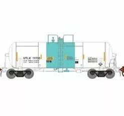 Athearn Genesis G25634 HO Scale 13,600 Gallon Acid Tank Car White & Green UTLX 11730