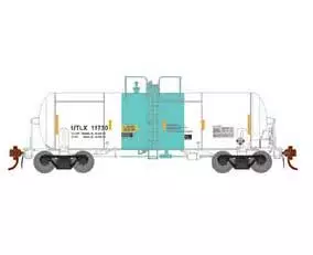 Athearn Genesis G25634 HO Scale 13,600 Gallon Acid Tank Car White & Green UTLX 11730 1 Athearn Genesis G25634 HO Scale 13,600 Gallon Acid Tank Car White & Green UTLX 11730