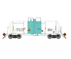 Athearn Genesis G25636 HO Scale 13,600 Gallon Acid Tank Car White & Green UTLX 11799 1 Athearn Genesis G25636 HO Scale 13,600 Gallon Acid Tank Car White & Green UTLX 11799