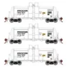 Athearn Genesis G25762 HO Scale 13,000 Gallon Acid Tank Car Procor "White" PROX 3 Pack