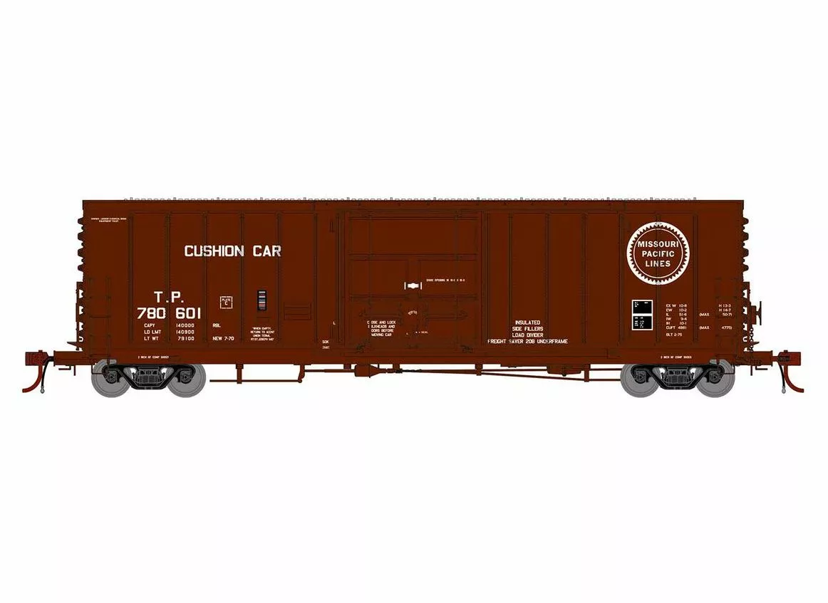 Athearn Genesis G26900 HO Scale 50' PC&F Ext. Post Boxcar Texas & Pacific TP 780601 1 Athearn Genesis G26900 HO Scale 50' PC&F Ext. Post Boxcar Texas & Pacific TP 780601