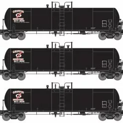 Athearn Genesis G40195 HO Scale GATC 20,000 Gal Tank Car GI GATX 3 Pack