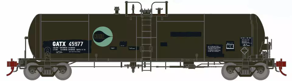 Athearn Genesis G40200 HO Scale GATC 20,000 Gal Tank Car Cargill GATX 45981 1 Athearn Genesis G40200 HO Scale GATC 20,000 Gal Tank Car Cargill GATX 45981